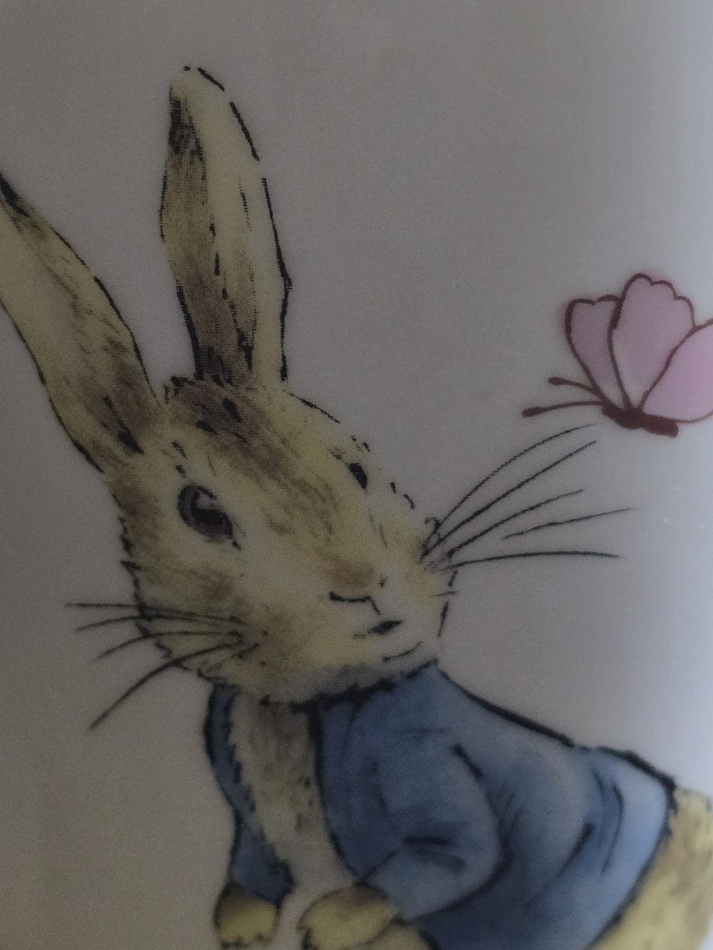 Peter Rabbit White Ceramic Mug with Blue Jacket Illustration - Picture 11 of 13
